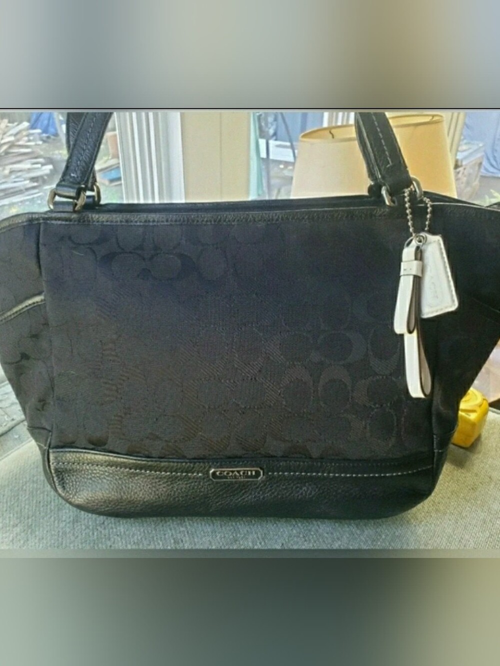 Coach signature 2 strap handbag
